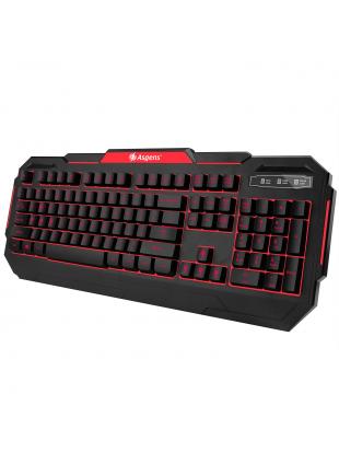 Asgens 7 Colors LED Backlit Gaming Keyboard USB Wired