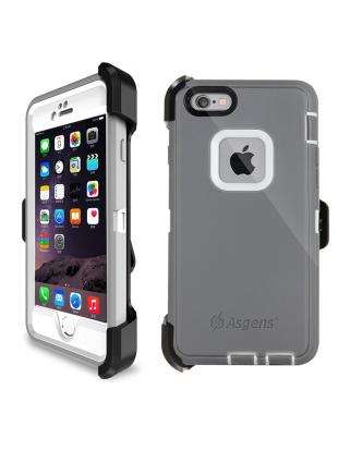 Asgens iPhone 6S Case, iPhone 6 Case HEAVY DUTY [DropProof] Shockproof Dustproof 4 Layer Cover with [Kickstand] Belt Cli