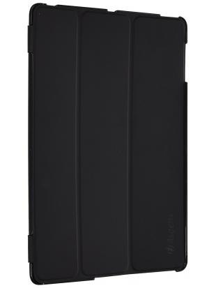 Asgens Leatherette Case Cover for iPad mini (Built-in magnet for sleep/wake feature) (Black) 