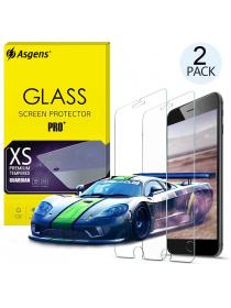 Asgens 2-Pack iPhone 6 Plus / 6S Plus Screen Protector Glass, 0.3MM Slim And 9H Hardness Bubble F...