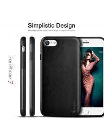 iPhone 7 Case, Asgens TPU Shockproof Case Ultra Slim Anti Slip Light Thin Cover with Protective Carbon Fiber Grip Back P