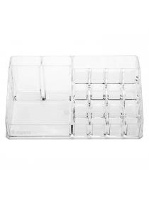 Asgens Clear Acrylic Lipstick Holder, Brush Holder and Cosmetic Organizer