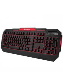 Asgens 7 Colors LED Backlit Gaming Keyboard USB Wired