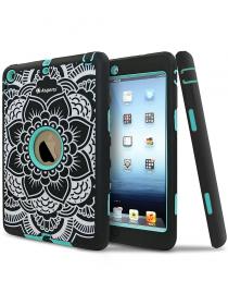 Asgens iPad Mini Case,iPad Mini 2 Case,iPad Mini 3 Case,Adela Shop Ultra Slim Fit Bumper Hard Case 3in1 Shockproof for A