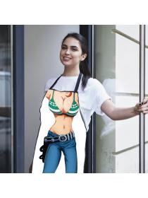 Asgens Funny BBQ Apron for Men, Women, Kitchen Chef Cooking Aprons Christmas Birthday Gift for Husband, Wife, Dad, Mom, 